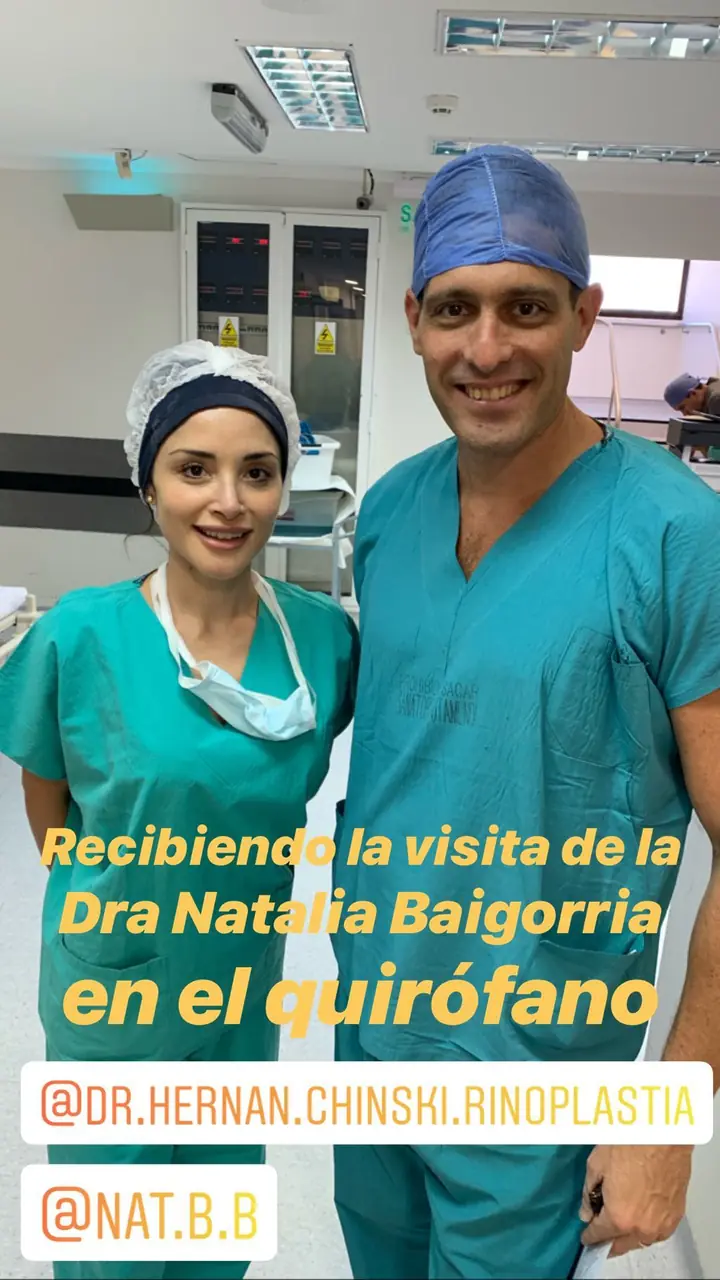 Colegas en el quirófano con los Dres. Chinski, feb. 2019