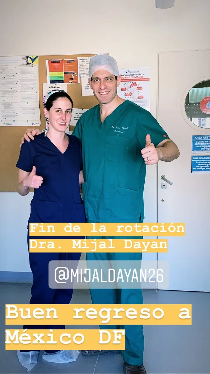 Colegas en el quirófano con los Dres. Chinski, jun. 2019