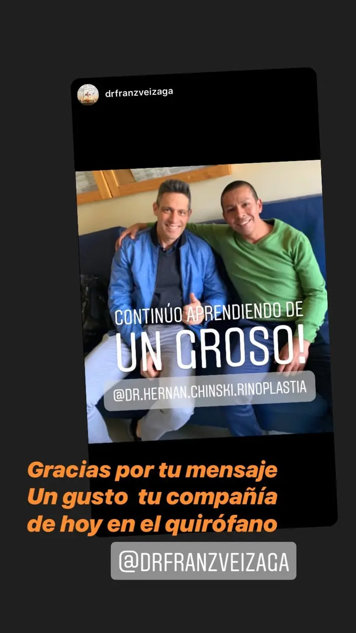 Colegas en el quirófano con los Dres. Chinski, jul. 2019