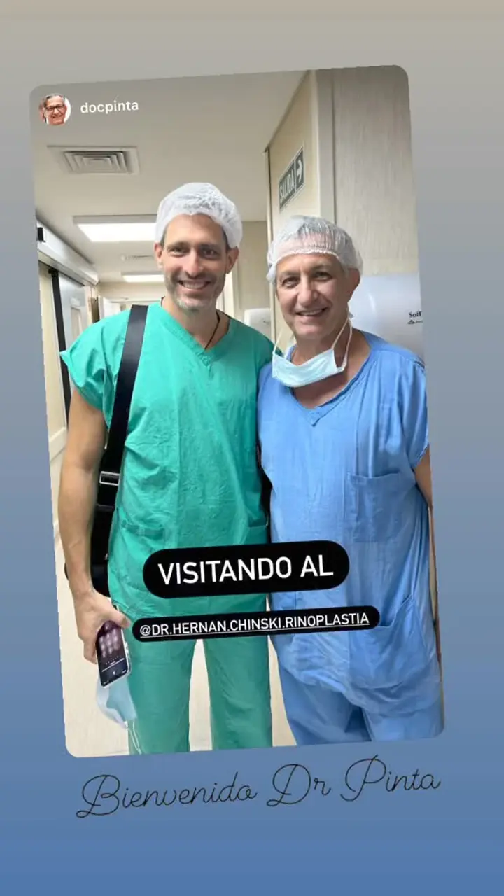 Colegas en el quirófano con los Dres. Chinski, mar. 2022